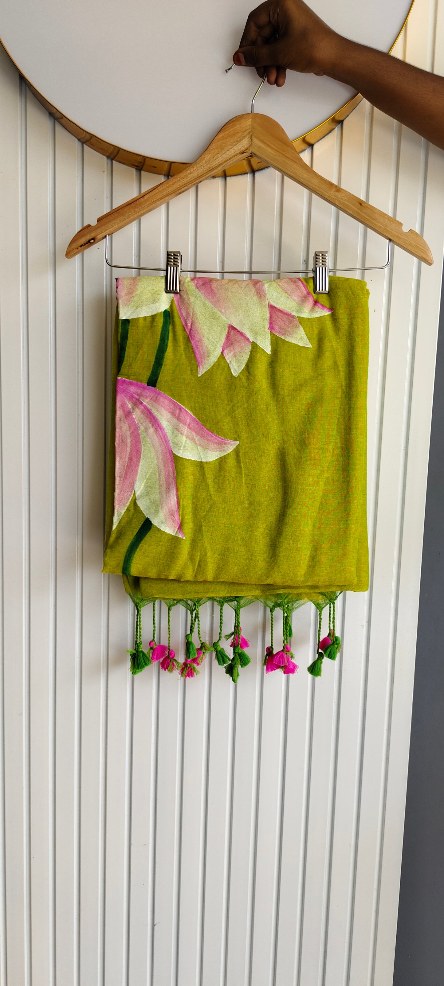 Lotus Painted Khadhi