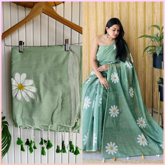 Hand Painted Khadi