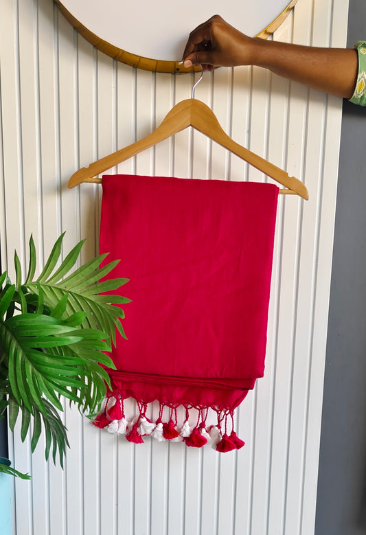 Plain kadhi _Rani Pink