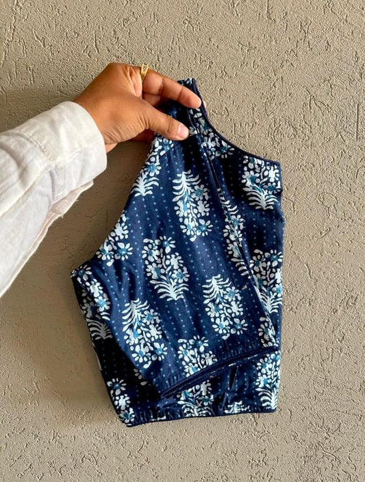 Block print blouse(A)