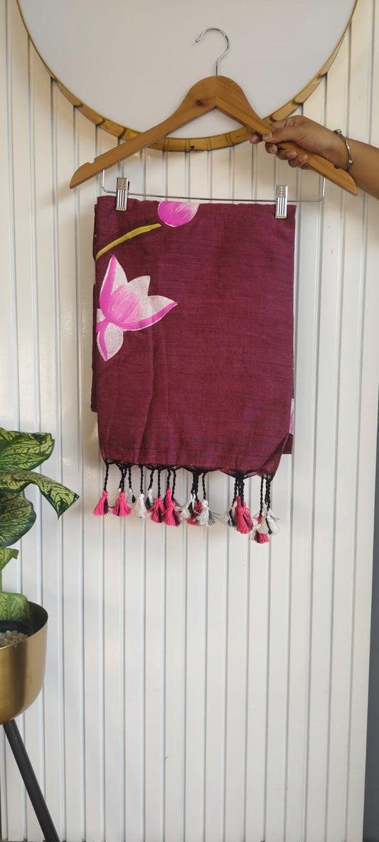 Lotus Painted Khadhi
