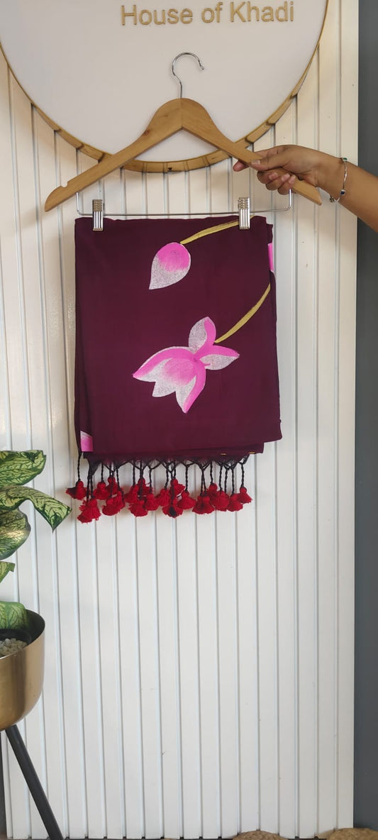 Lotus Painted Khadhi