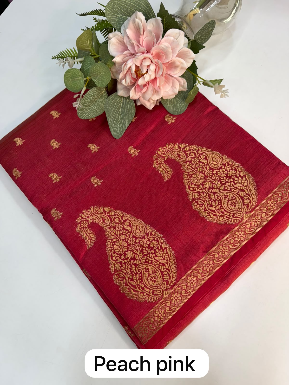 Mango silk saree