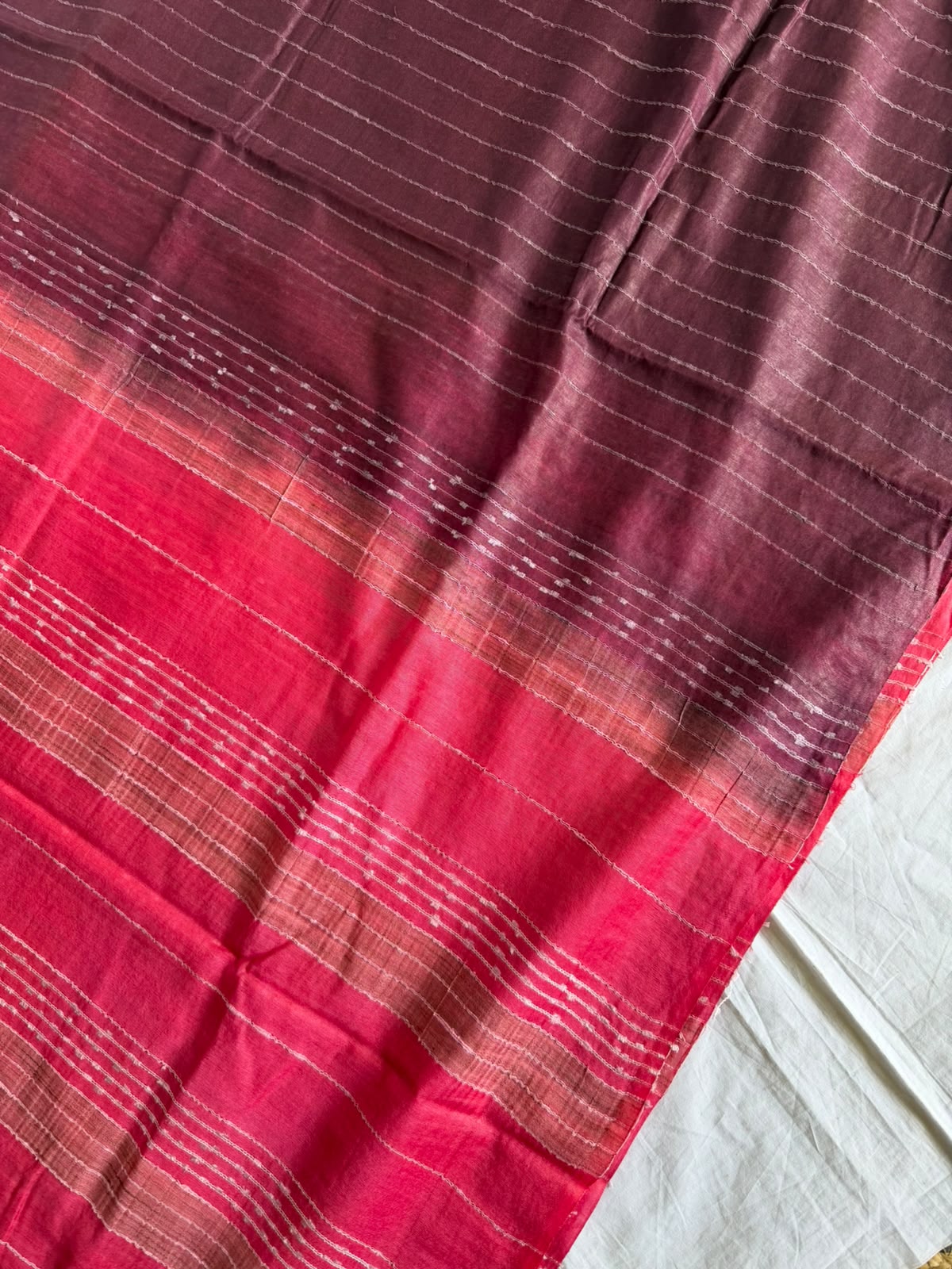 Semi tussar saree
