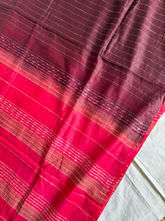 Semi tussar saree