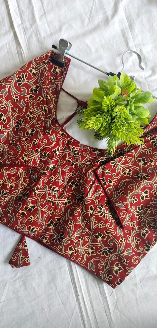 Block print blouse