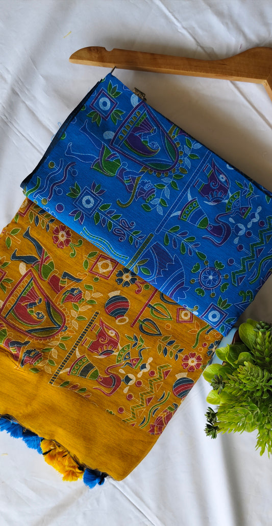 Madhubani silk
