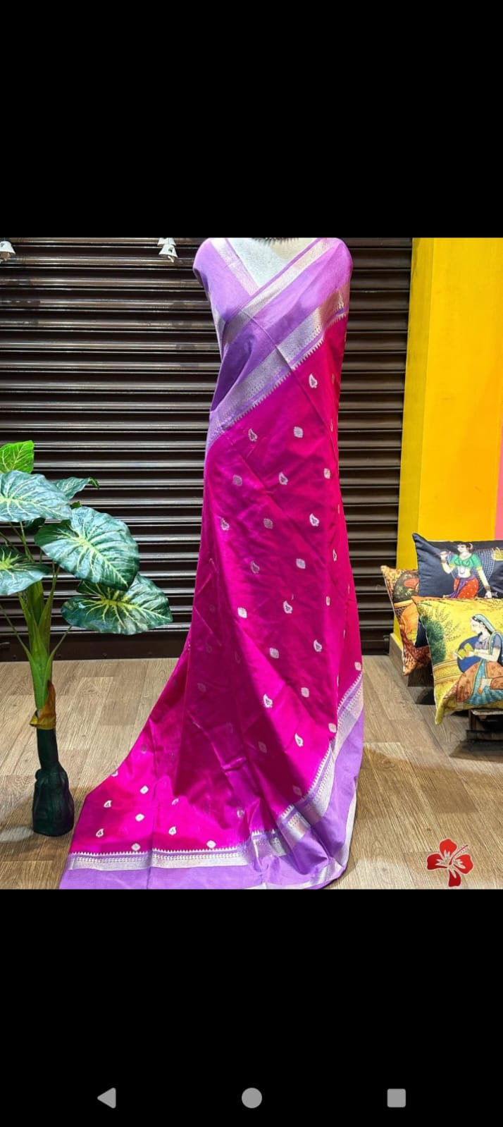 Warm silk saree