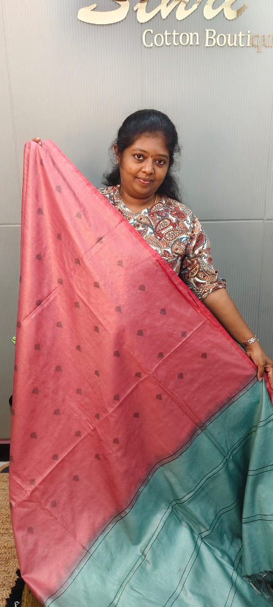Semi tussar saree