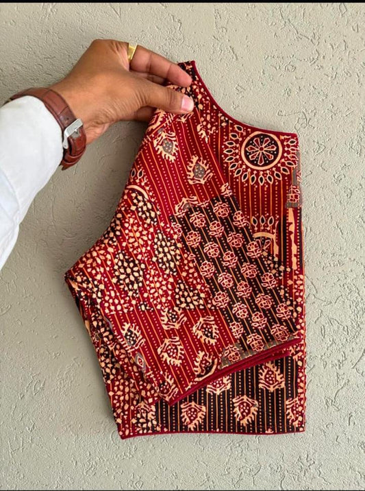 Block print blouse(A)