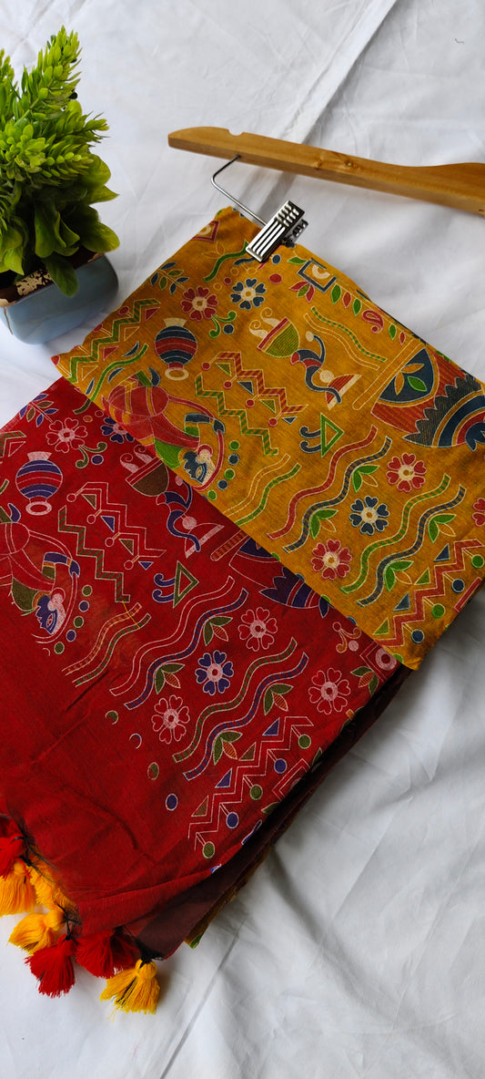 Madhubani silk