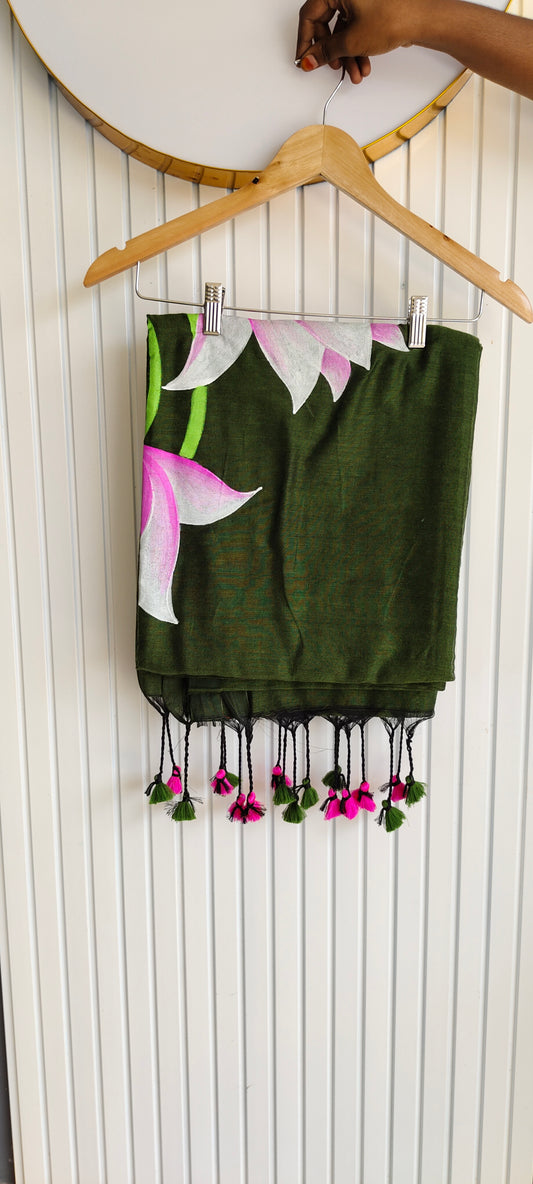 Lotus Painted Khadhi