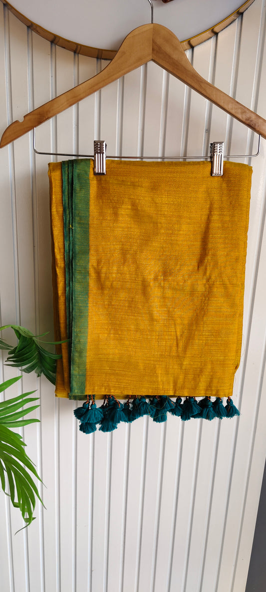 Handloom tissue silk