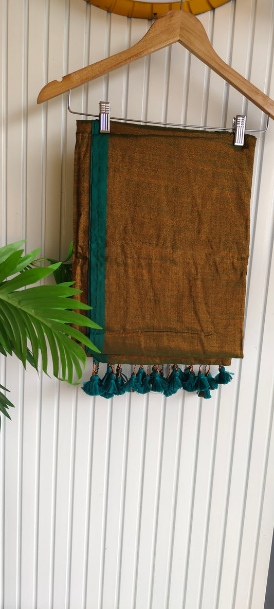 Handloom tissue silk