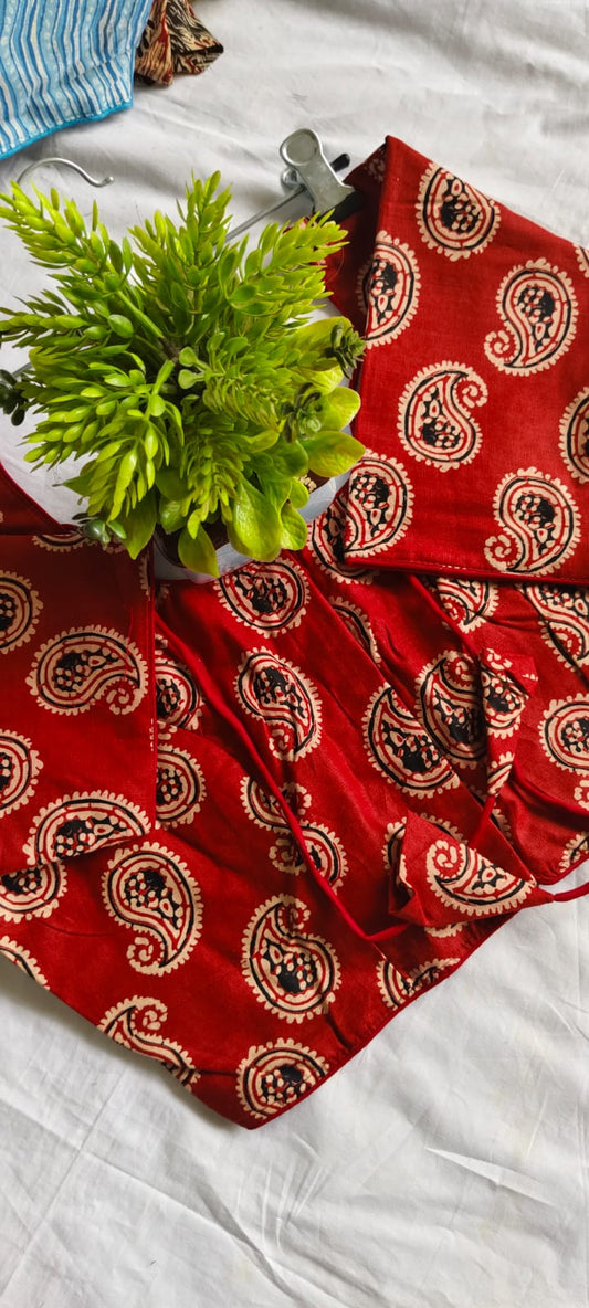 Block print blouse(A)