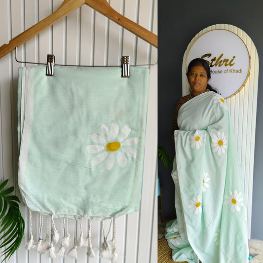 Hand Painted Khadi