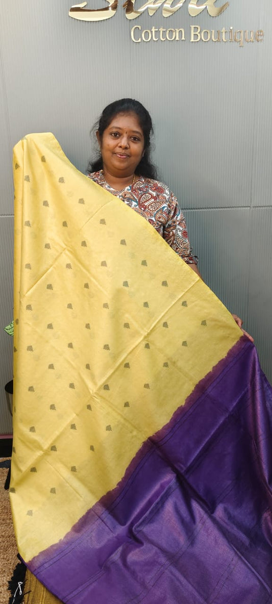 Semi tussar saree