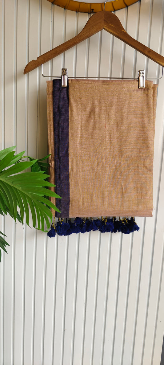 Handloom tissue silk