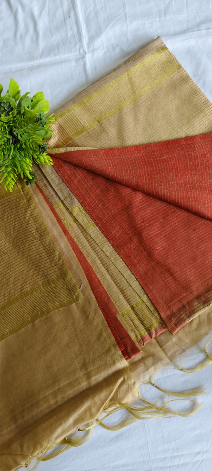 Semi tussar saree