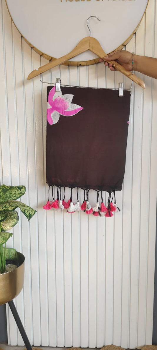 Lotus Painted Khadhi