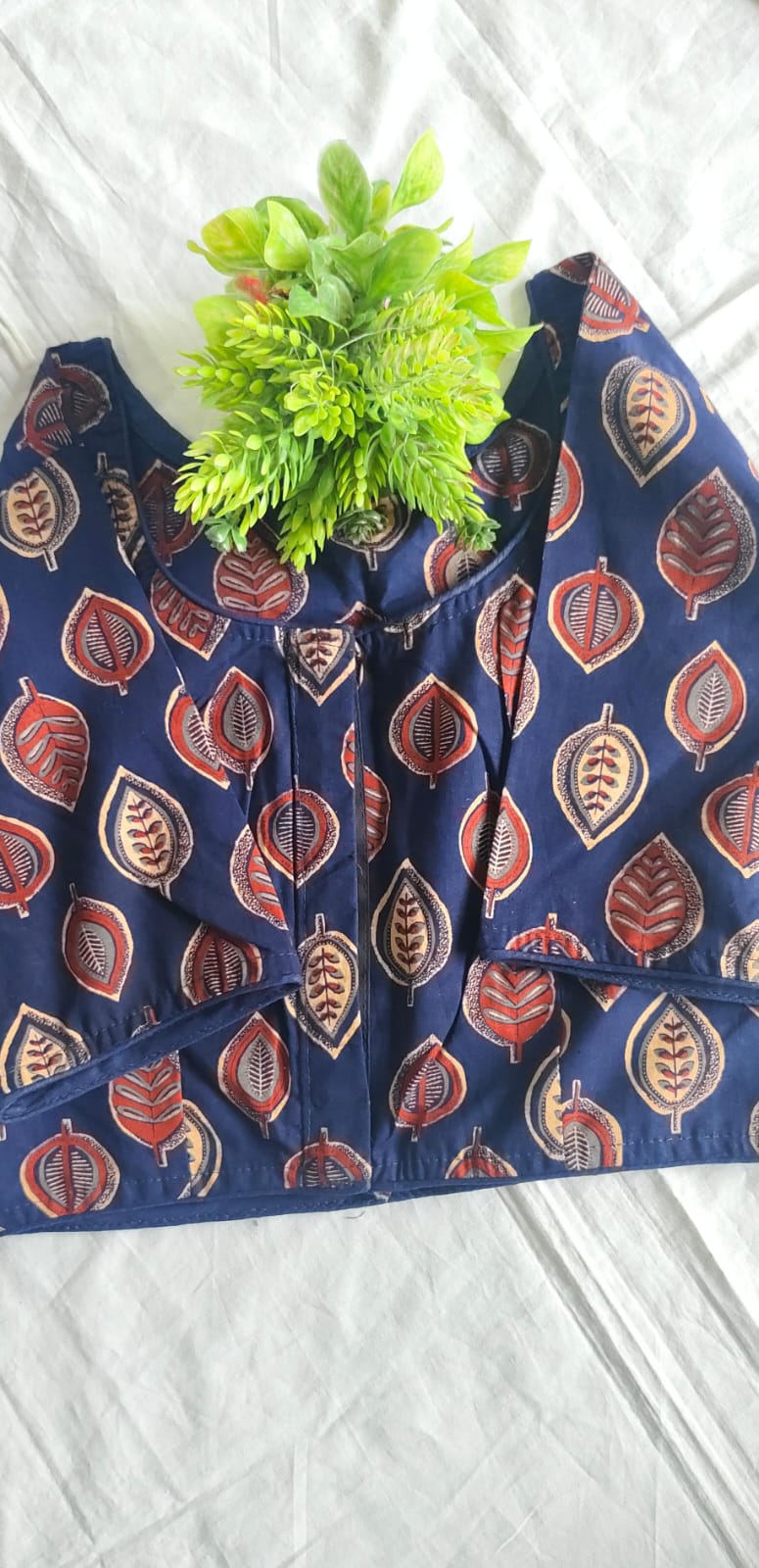 Block print blouse (A)
