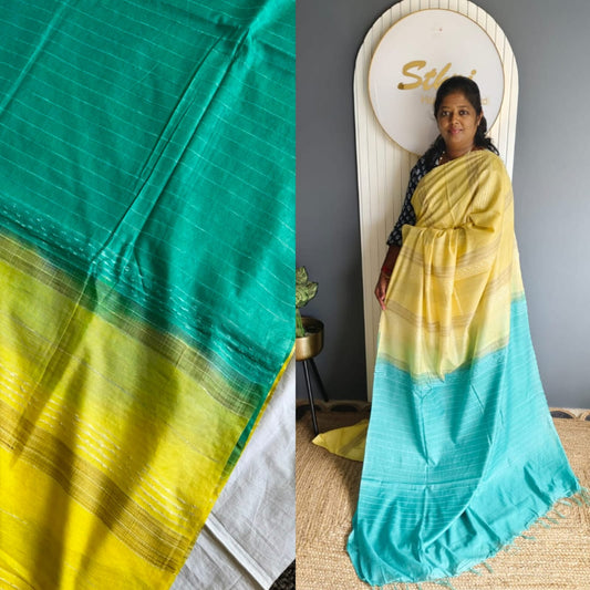 Semi tussar saree