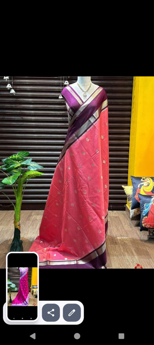 Warm silk saree