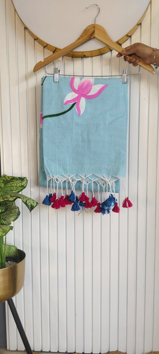 Lotus Painted Khadhi