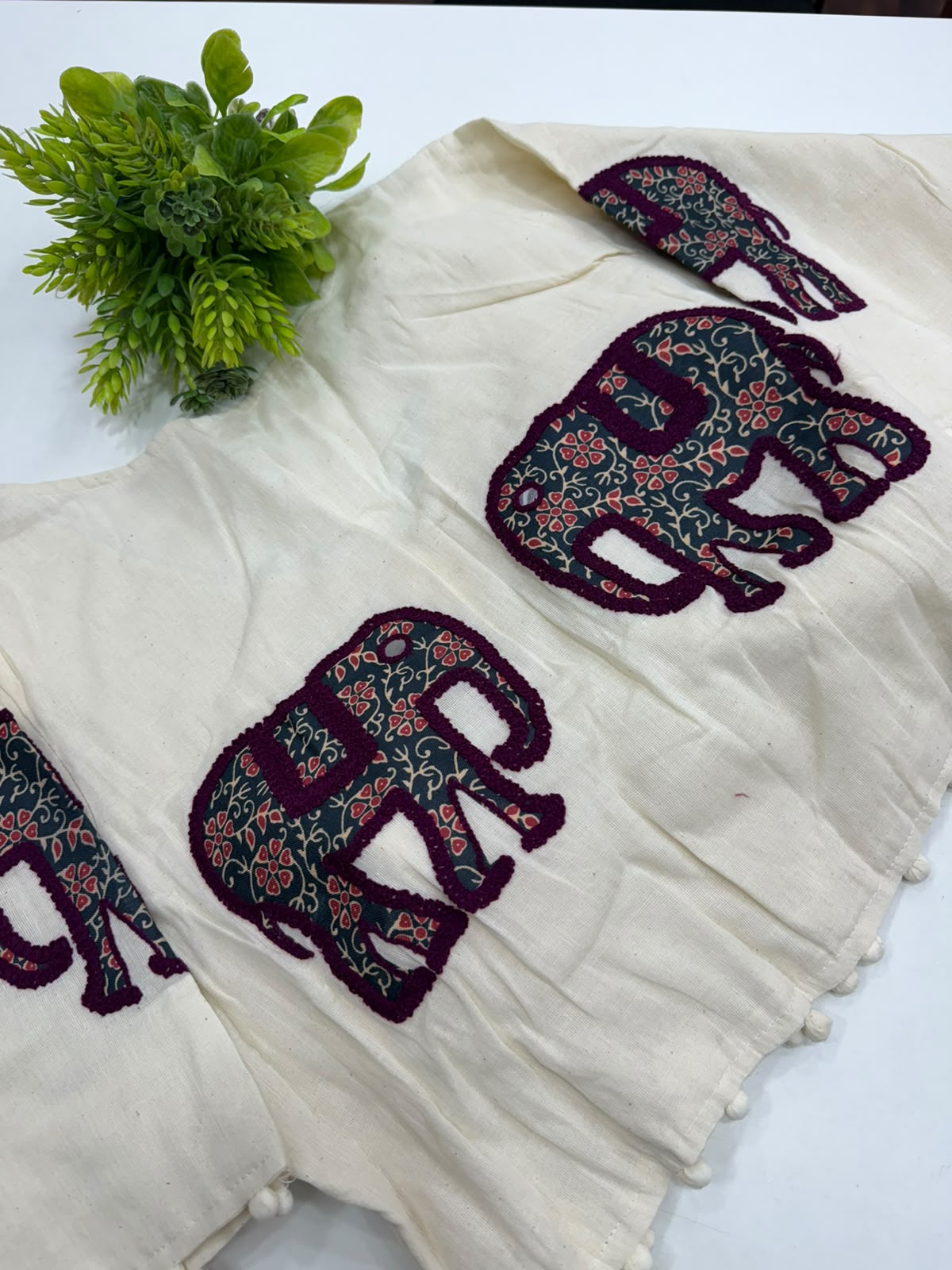 Designer khadhi blouse