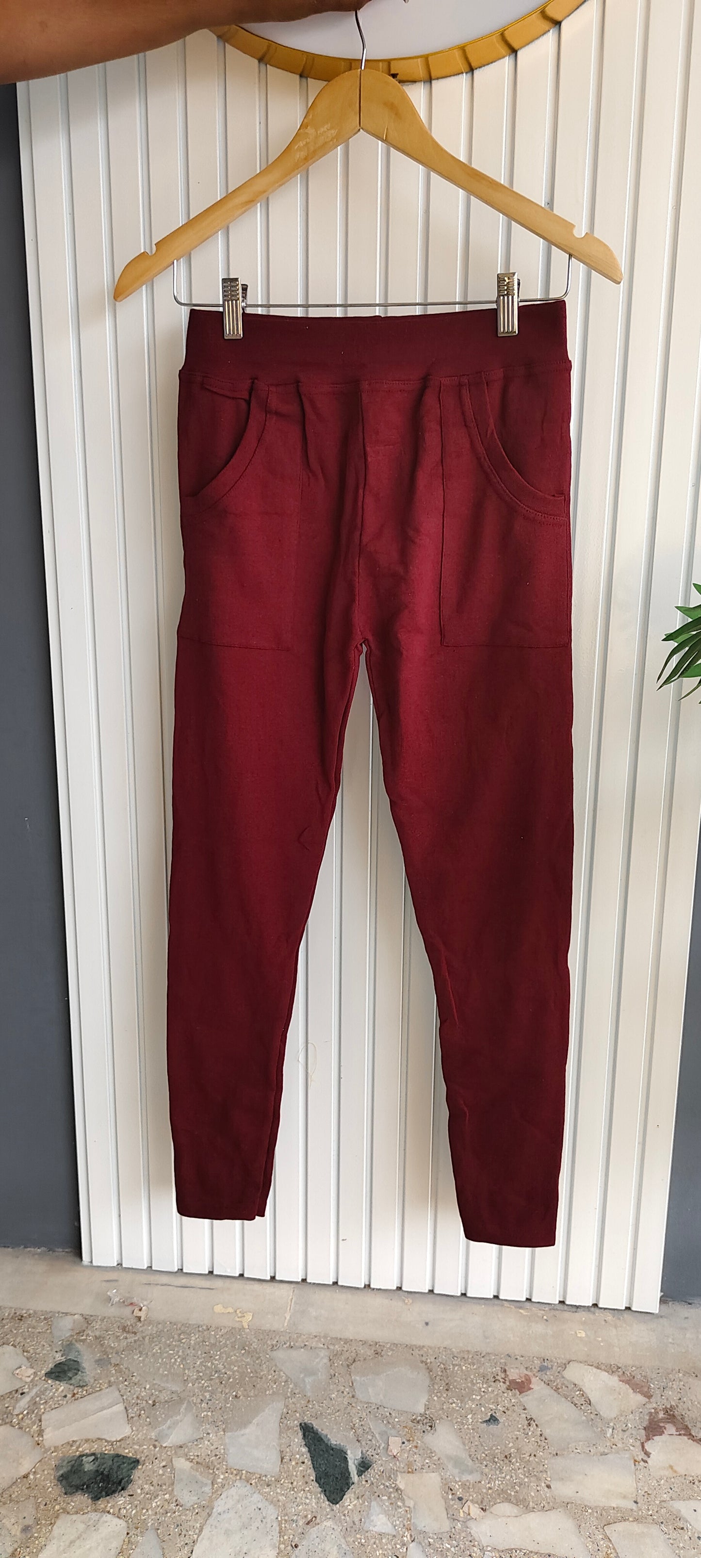 Jeggings_Maroon