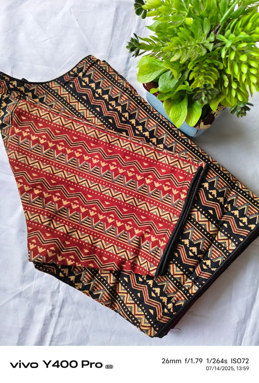 Block print blouse