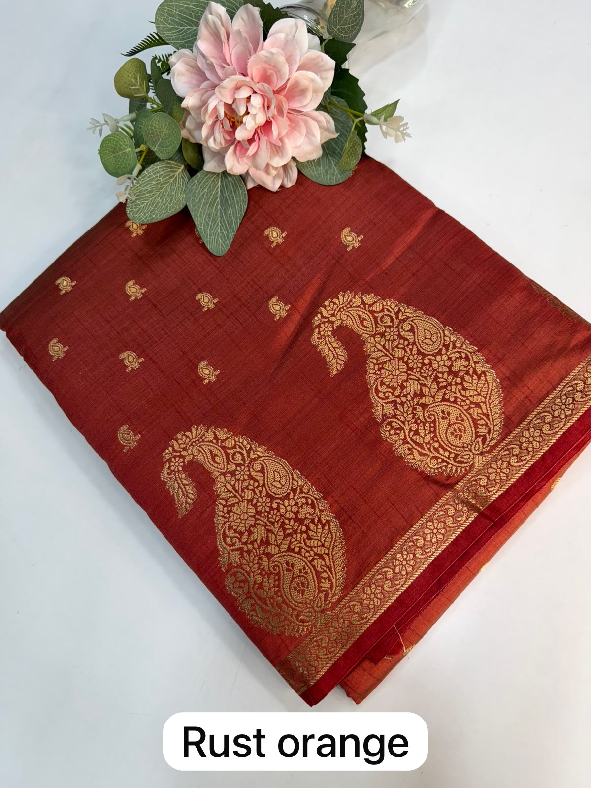 Mango silk saree