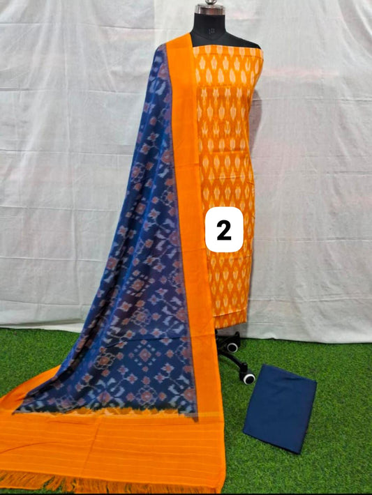 Sthri_Ikkat Weave Material