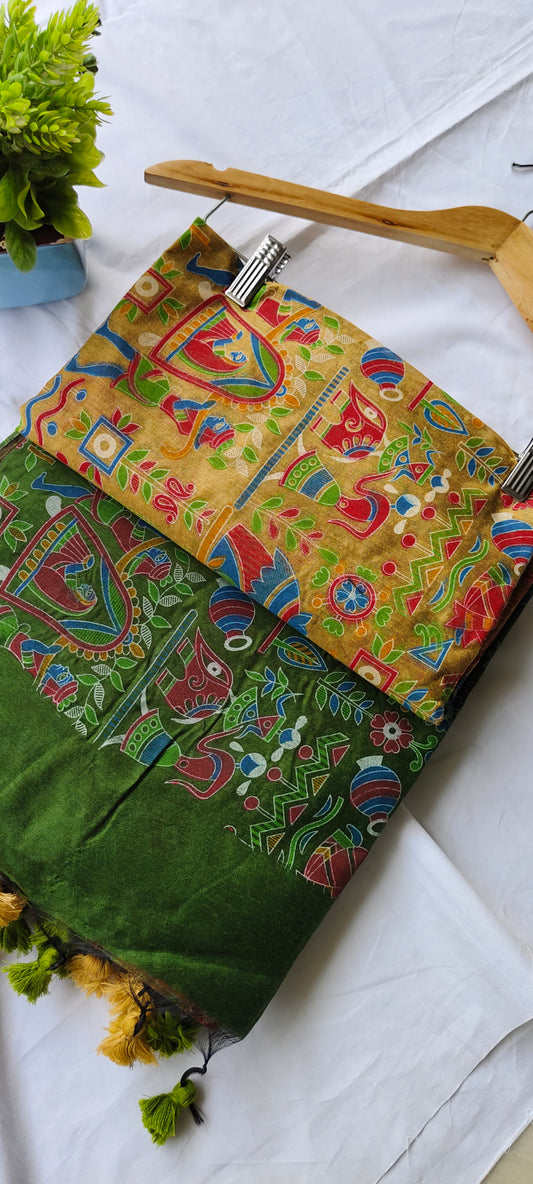 Madhubani silk
