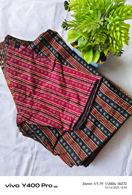 Block print blouse