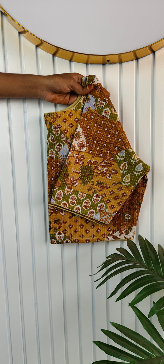 Block print blouse