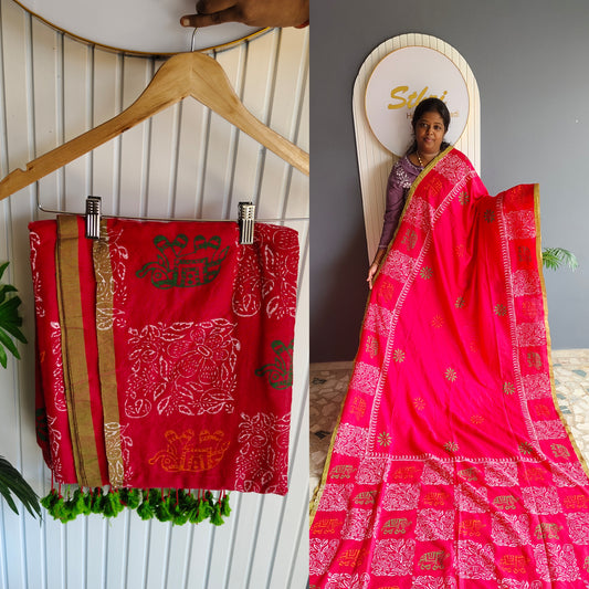 Block print kadhi
