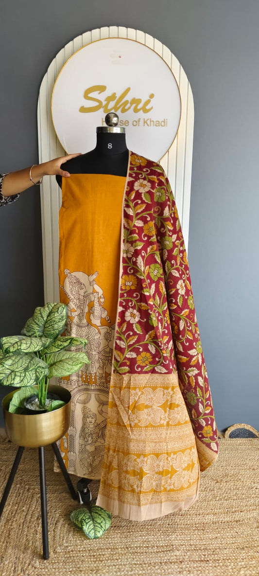 KALAMKARI SUIT MATERIAL