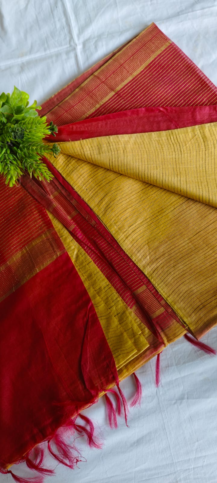 Semi tussar saree