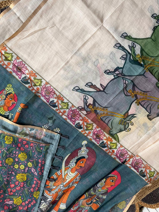 Jute linen-pichwai spl