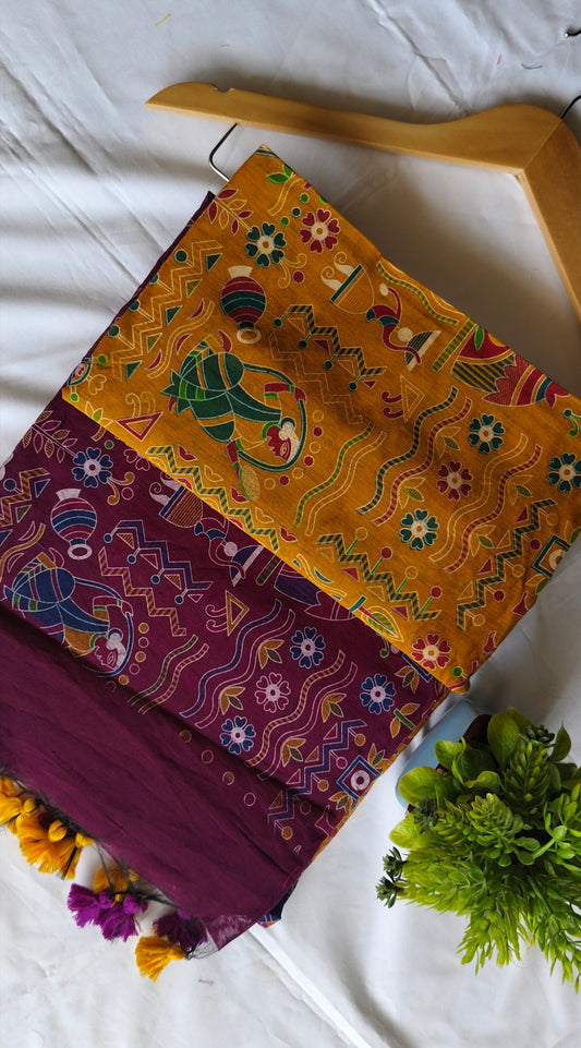 Madhubani silk