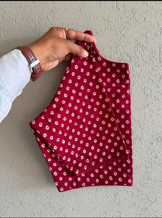 Block print blouse(A)