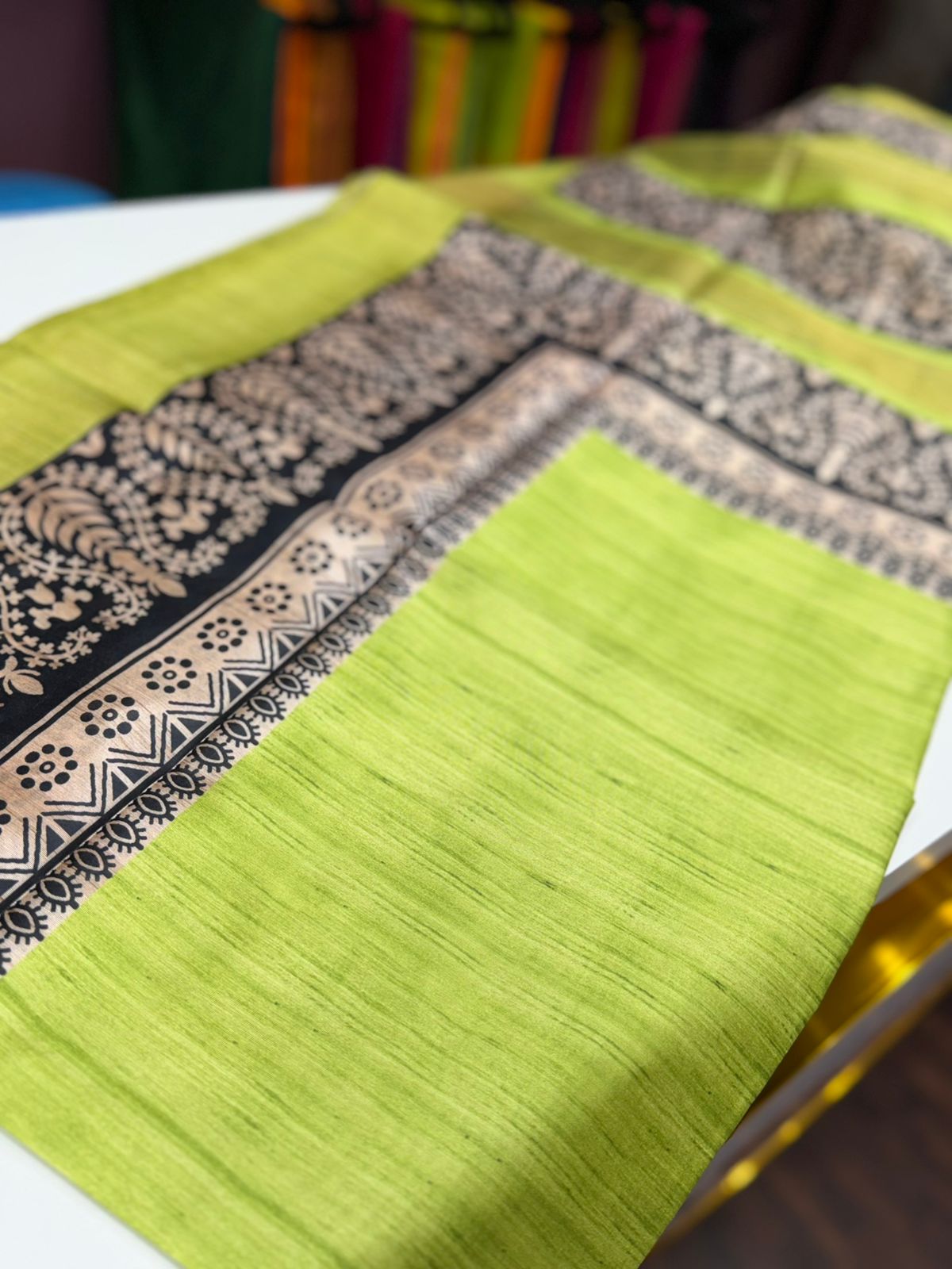 Jute silk