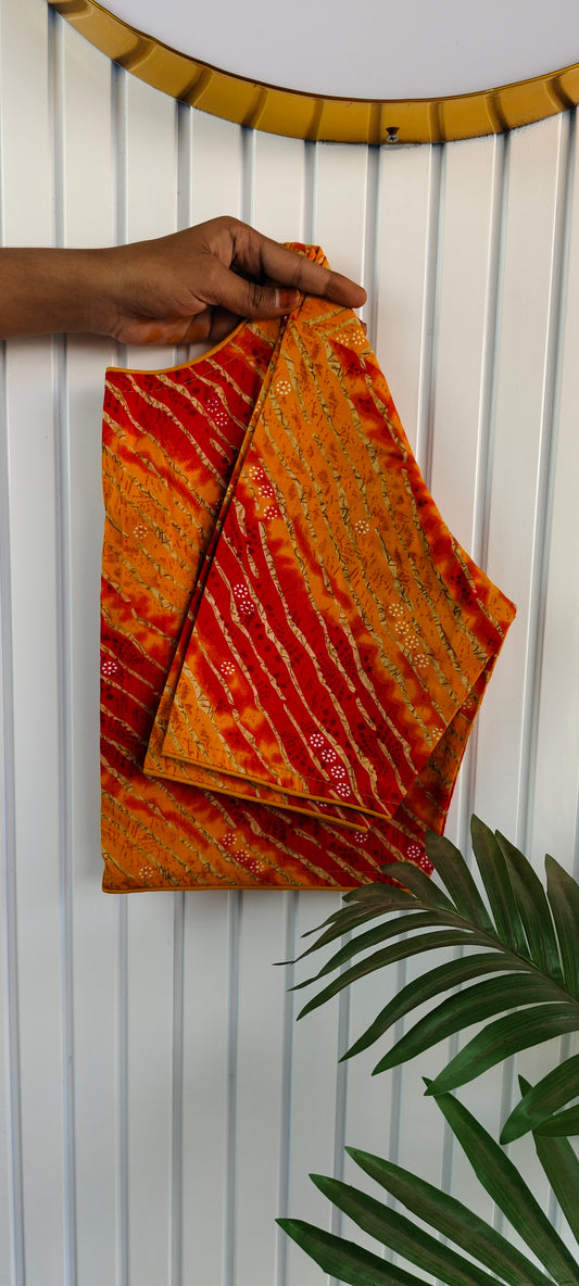 Block print blouse