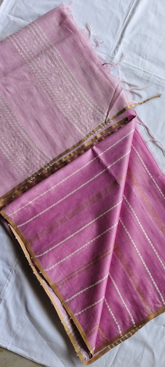 Semi tussar saree