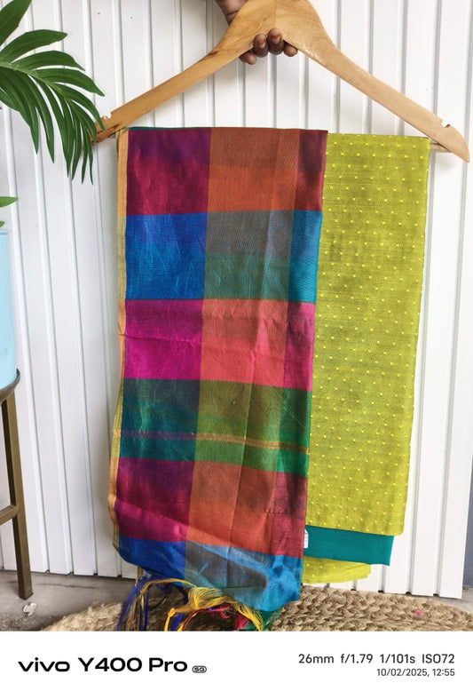 Raw Silk Material