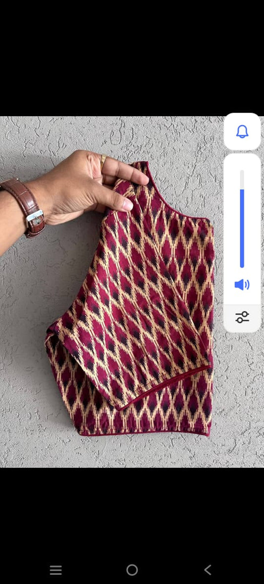 Block print blouse