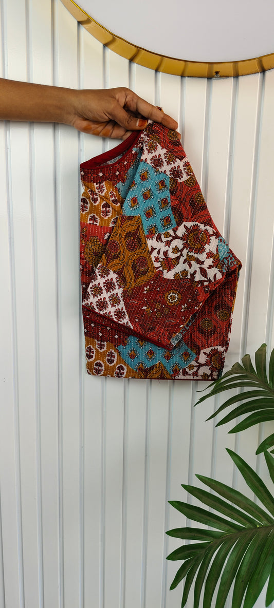 Block print blouse