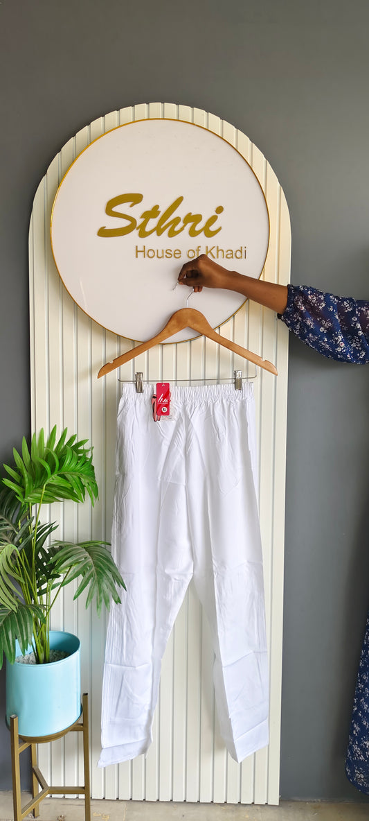 Straight Pant _ White