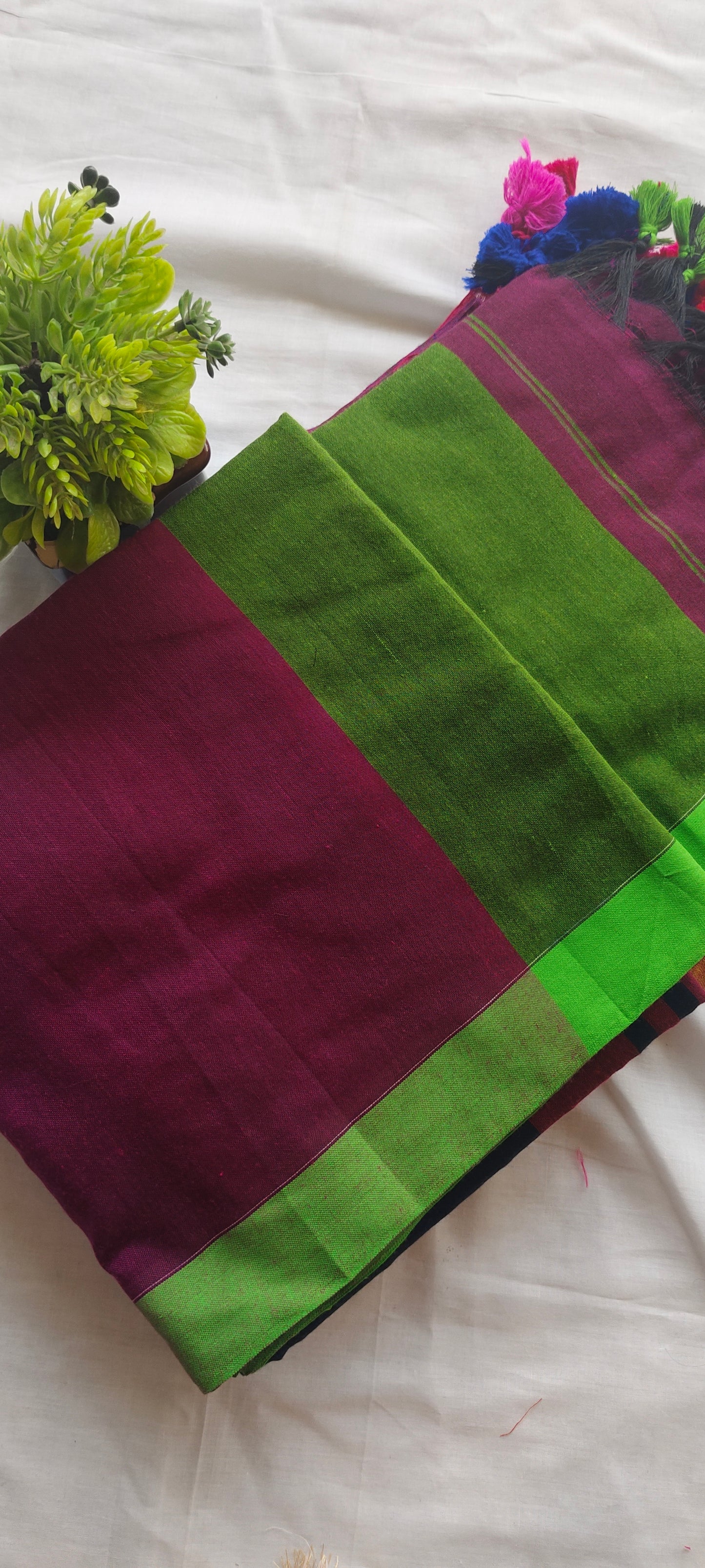 Plain kadhi with Contrast Border